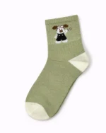 پک 5 عددی جوراب پسرانه نیم ساق طرح پاپی - تصویر 3