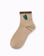 پک 5 عددی جوراب پسرانه نیم ساق طرح دایناسور - تصویر 6