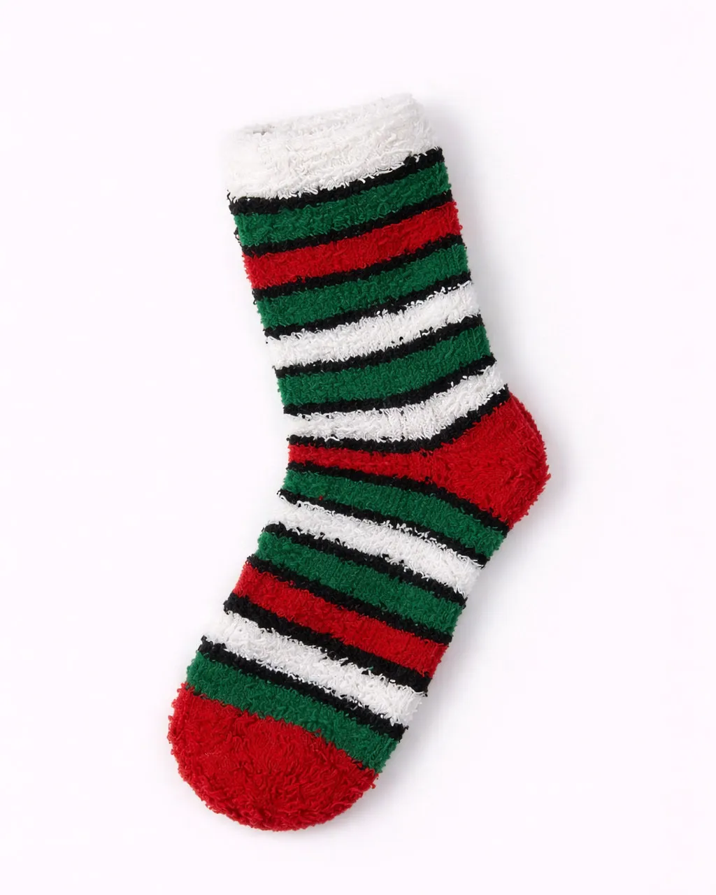 جوراب کریسمسی حوله‌ای گرم طرح بابانوئل