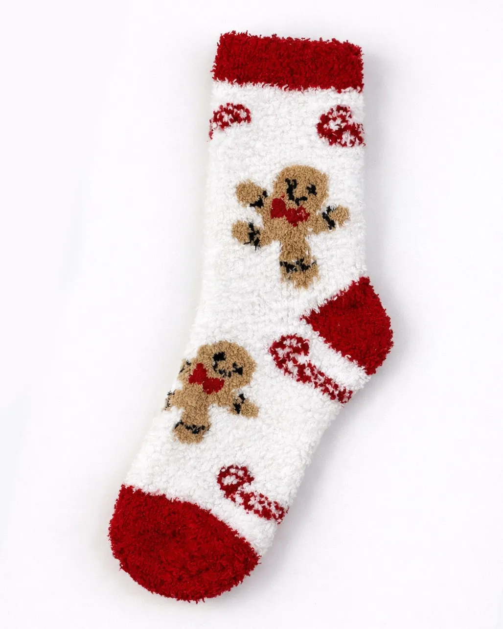 جوراب زنانه کریسمسی حوله‌ ای گرم طرح 5