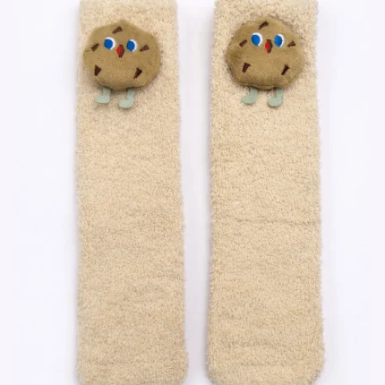 جوراب پشمی فانتزی زنانه عروسکی