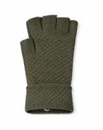 دستکش نیم‌انگشتی بافت زمستانه اسپرت فری‌سایز - تصویر 5