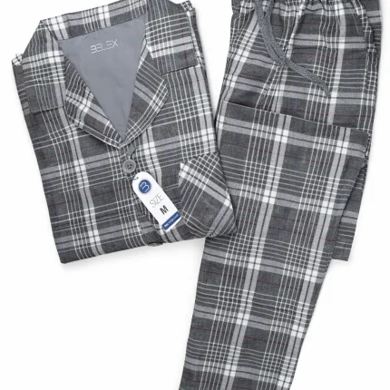 ست کت و پیژامه مردانه بلکس طرح 4 سایز M