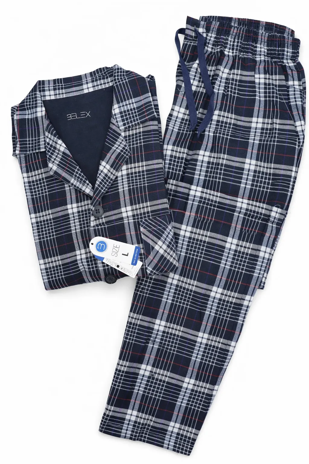 ست کت و پیژامه مردانه بلکس طرح 6 سایز L