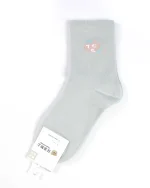 پک 5 عددی جوراب دخترانه نیم ساق طرحدار