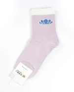 پک 5 عددی جوراب دخترانه نیم ساق طرحدار