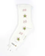 پک 5 عددی جوراب دخترانه نیم ساق طرحدار