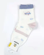 پک 5 عددی جوراب دخترانه نیم ساق طرح کیتی