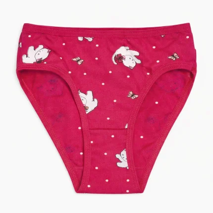 شورت دخترانه میسپل طرح گربه رنگ سرخابی