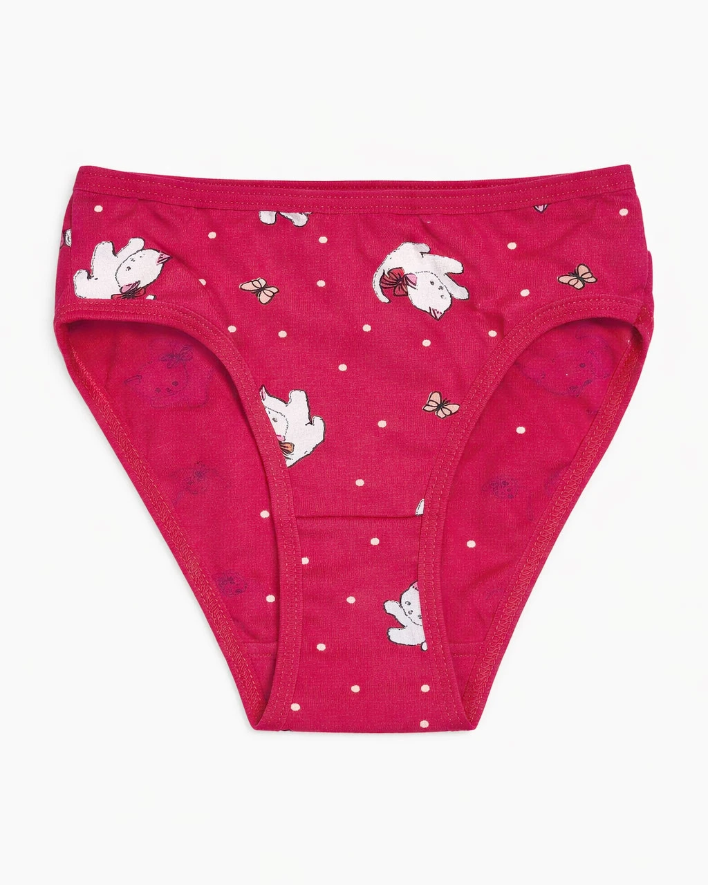 شورت دخترانه میسپل طرح گربه رنگ سرخابی