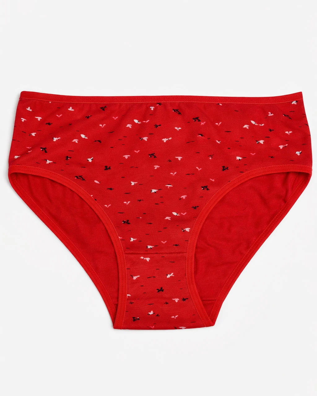 شورت دخترانه میسپل طرحدار رنگ قرمز