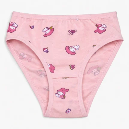 شورت دخترانه میسپل طرح کرومی رنگ صورتی