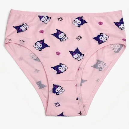 شورت دخترانه میسپل طرح کرومی رنگ صورتی