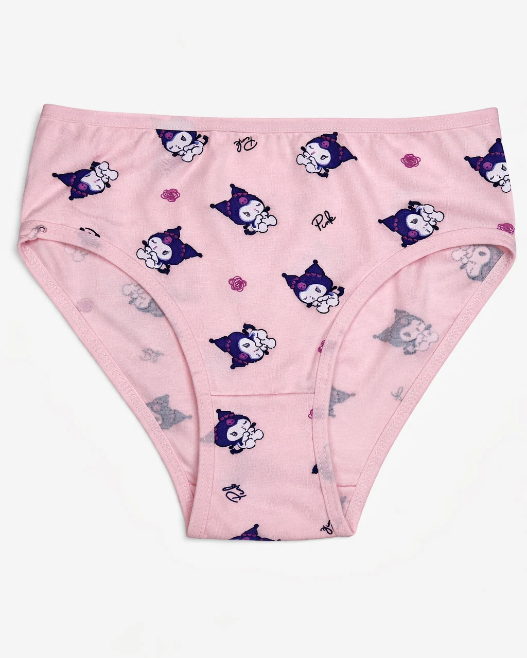 شورت دخترانه میسپل طرح کرومی رنگ صورتی