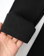 لگ کبریتی تو کرکی زنانه رنگ مشکی | برند هیوا - تصویر 2