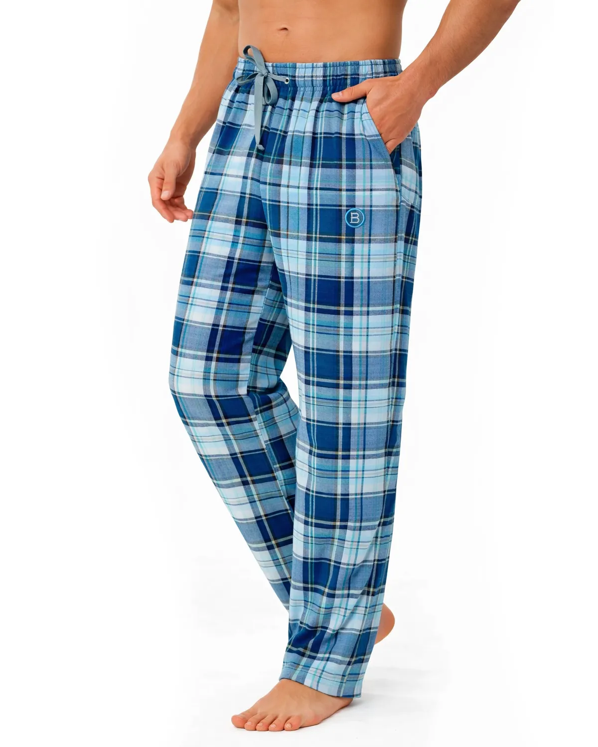 شلوار چهارخانه مردانه بلکس