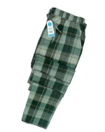 شلوار مردانه راحتی چهارخانه نخ پنبه‌ای نرم و تنفس‌پذیر - طرح 13 - تصویر 3