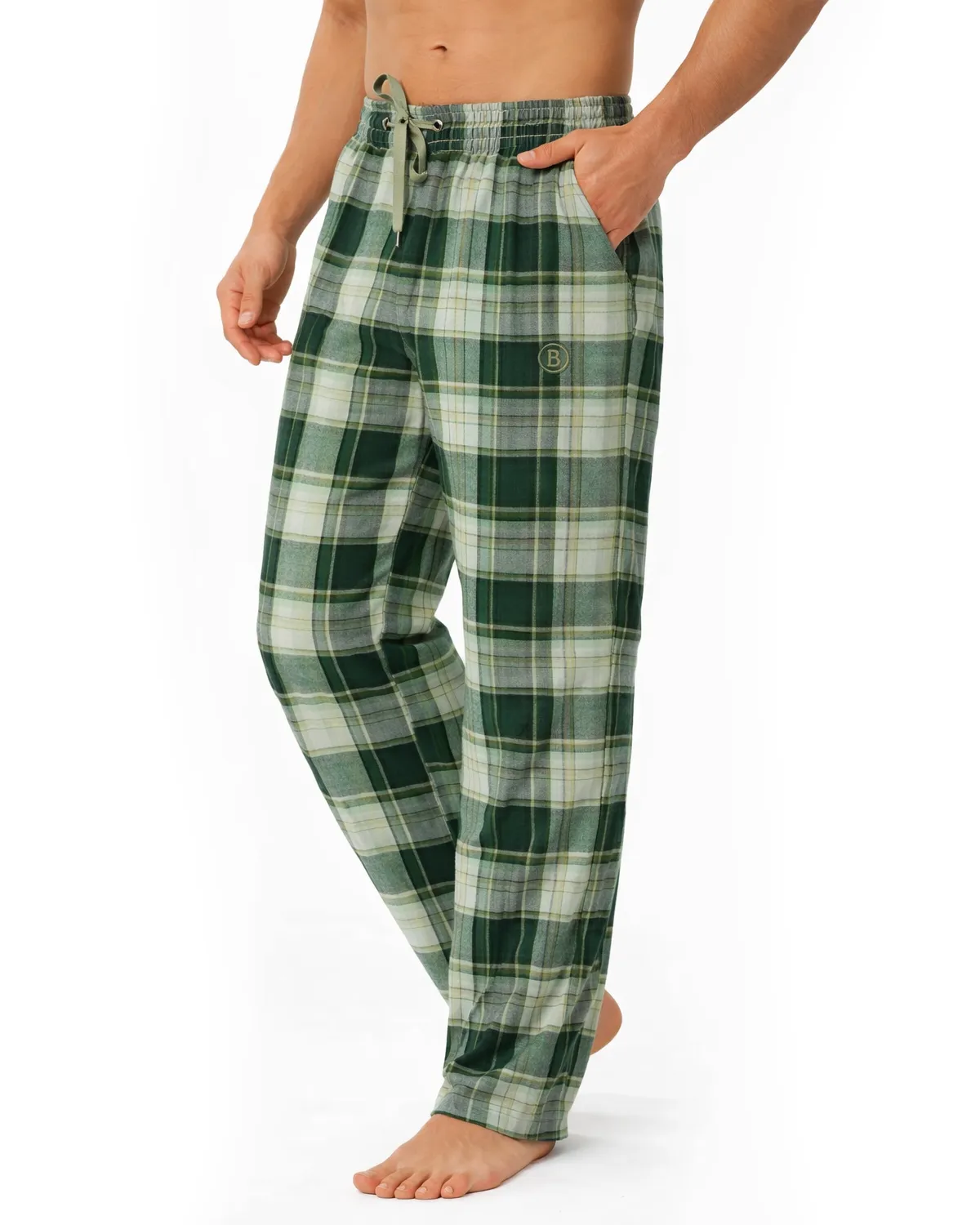 شلوار چهارخانه مردانه بلکس