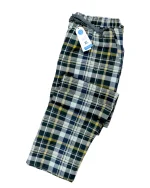 شلوار مردانه راحتی چهارخانه نخ پنبه‌ای نرم و تنفس‌پذیر - طرح 17 - تصویر 3