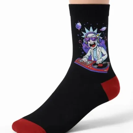 جورای ساق بلند طرح دار