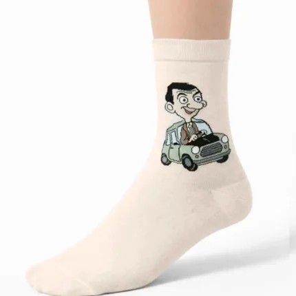 جوراب ساق بلند طرح دار - Mr.Been