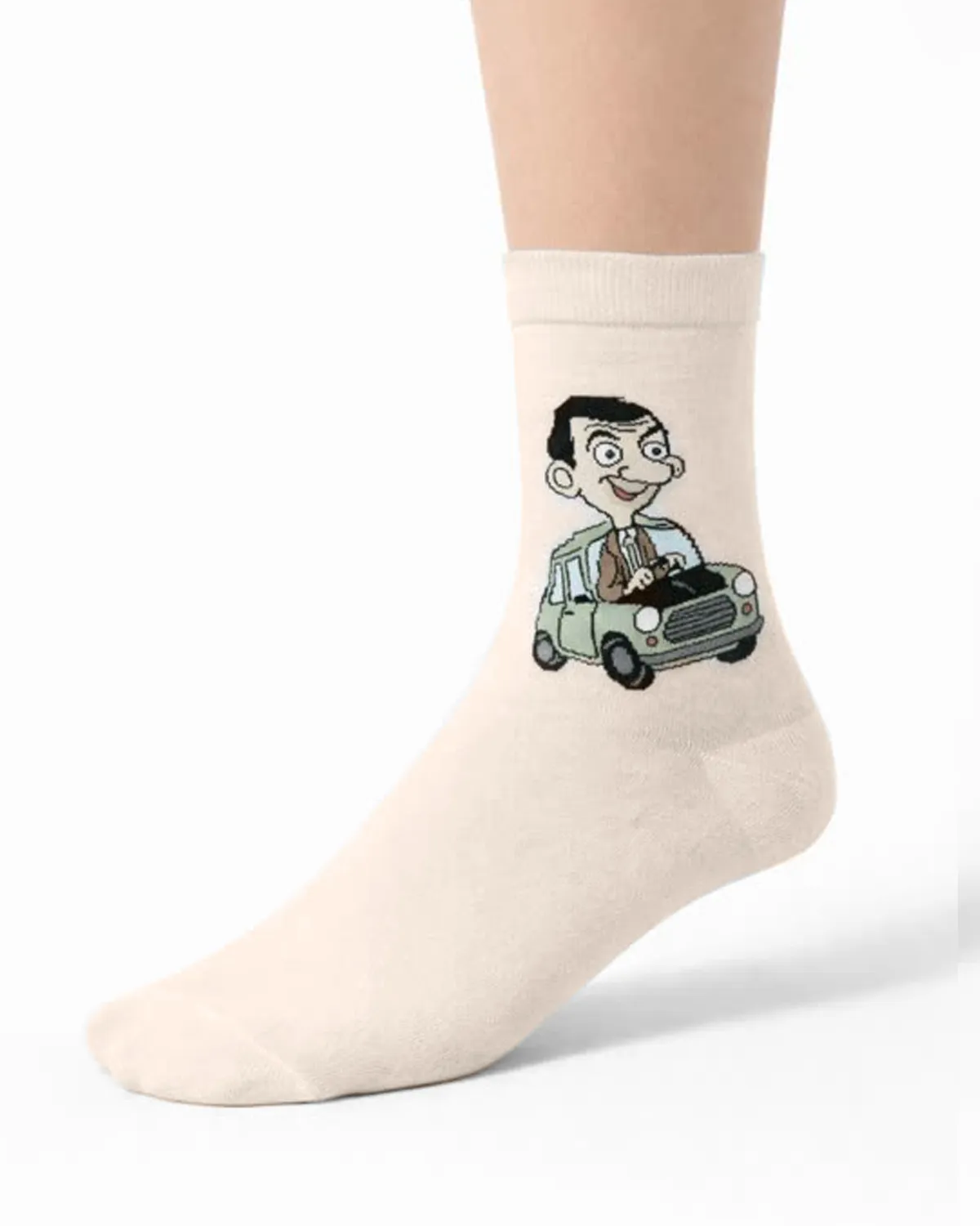 جوراب ساق بلند طرح دار - Mr.Been