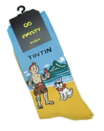 جوراب ساق بلند مردانه طرح تن تن