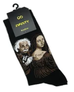 جوراب ساق بلند مردانه طرح مونالیزا