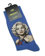 جوراب ساق بلند مردانه طرح مرلین مونرو