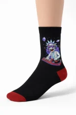 جوراب ساق بلند مردانه طرح دی جی