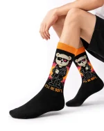 جوراب ساق بلند مردانه طرح خرس