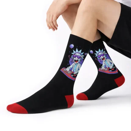 جوراب ساق بلند مردانه طرح دی جی