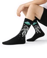 جوراب ساق بلند مردانه طرذح فضانورد