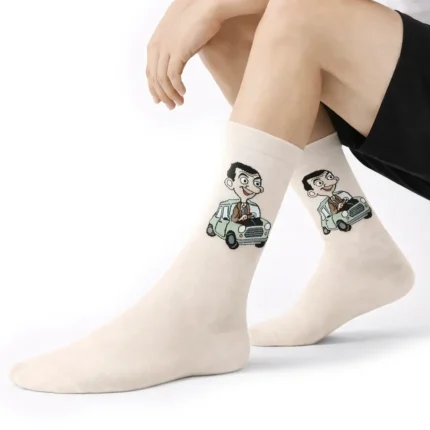 جوراب ساق بلند مردانه طرح مستربین 2