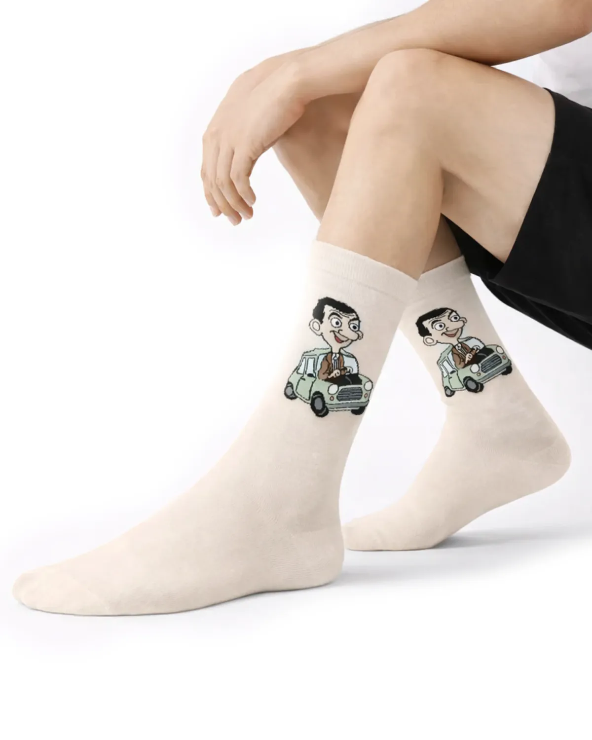 جوراب ساق بلند مردانه طرح مستربین 2