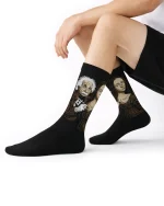 جوراب ساق بلند مردانه طرح مونالیزا