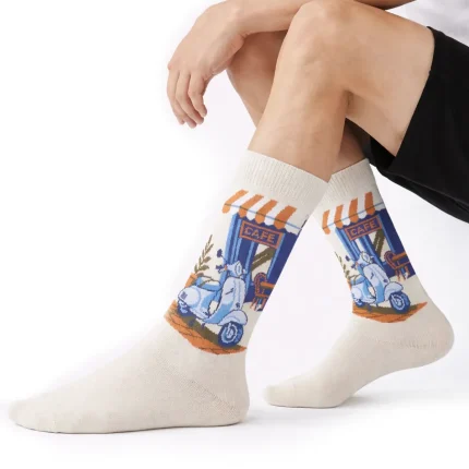 جوراب ساق بلند مردانه طرح وسپا