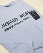 تیشرت مردانه آستین کوتاه مدل NOMAD REBELS رنگ آبی روشن - تصویر 2