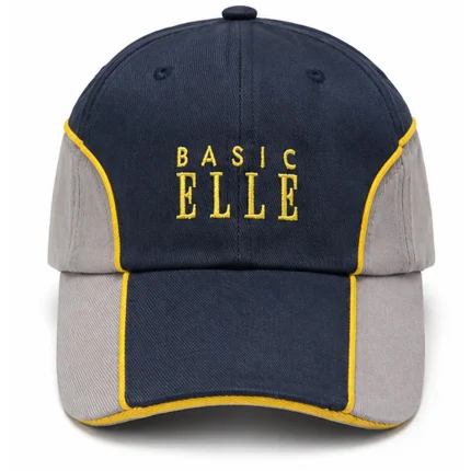 کلاه کپ BASIC ELLE مدل دو رنگ سرمه‌ای و طوسی