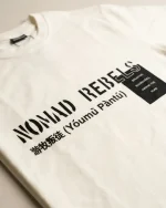 تیشرت مردانه طرح NOMAD REBELS - سفید - تصویر 3