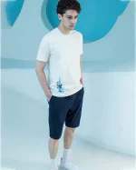 ست تیشرت و شلوارک مردانه بلکس مدل استیچ (Stitch)
