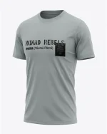 تیشرت مردانه آستین کوتاه مدل NOMAD REBELS رنگ طوسی
