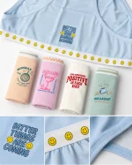بسته‌بندی پک 5 عددی شورت زنانه Berrak مدل Bikini طرح اسپرت و فانتزی با ترکیب Cotton Elastane