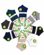 جوراب بامبو مچی زنانه Family Socks ساده با رنگ‌بندی متنوع