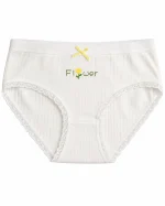 شورت زنانه اسلیپ کبریتی سایز ایکس لارج XL در پنج طرح سفید و زرد ساده و گل‌دار با لبه توری سفید و پاپیون زرد، فروش تکی